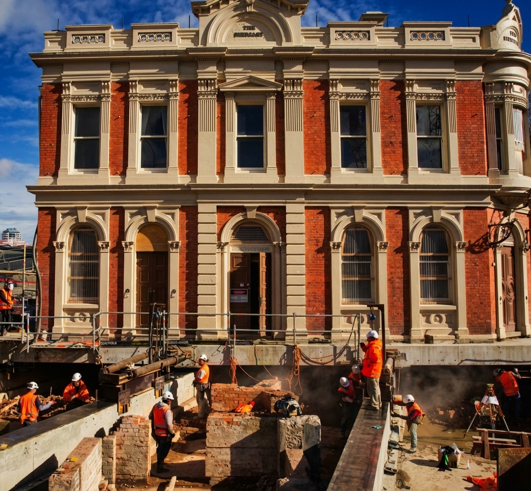 Rob Roy Hotel relocation project - Victoria Park Tunnel